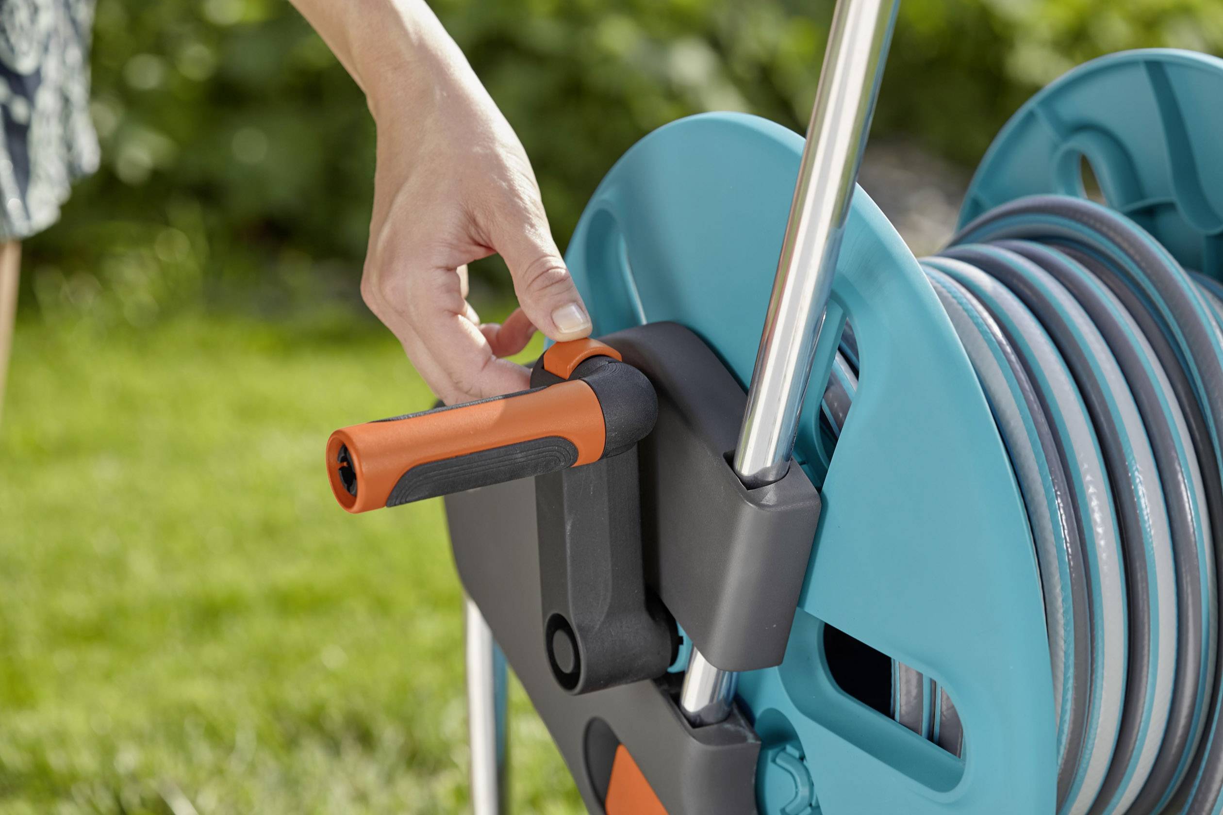 GARDENA 18511-20 Котушка для шланга CleverRoll M 1 шт. Сірий, Бірюзовий, Помаранчевий