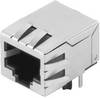 Weidmüller RJ45M T1D 3.2E4N TY złącze żeńskie do wbudowania poziomego RJ45 Weidmüller RJ45M T1D 3.2E4N TY 2474160000 złącze żeńskie do wbudowania poziomego Ilość pinów 8 srebrny, czarny 120 szt.