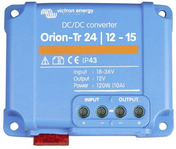 Перетворювач постійного струму Victron Energy Orion-Tr 24/12-15 24 В/DC - 12,5 В/DC/20 A 120 Вт