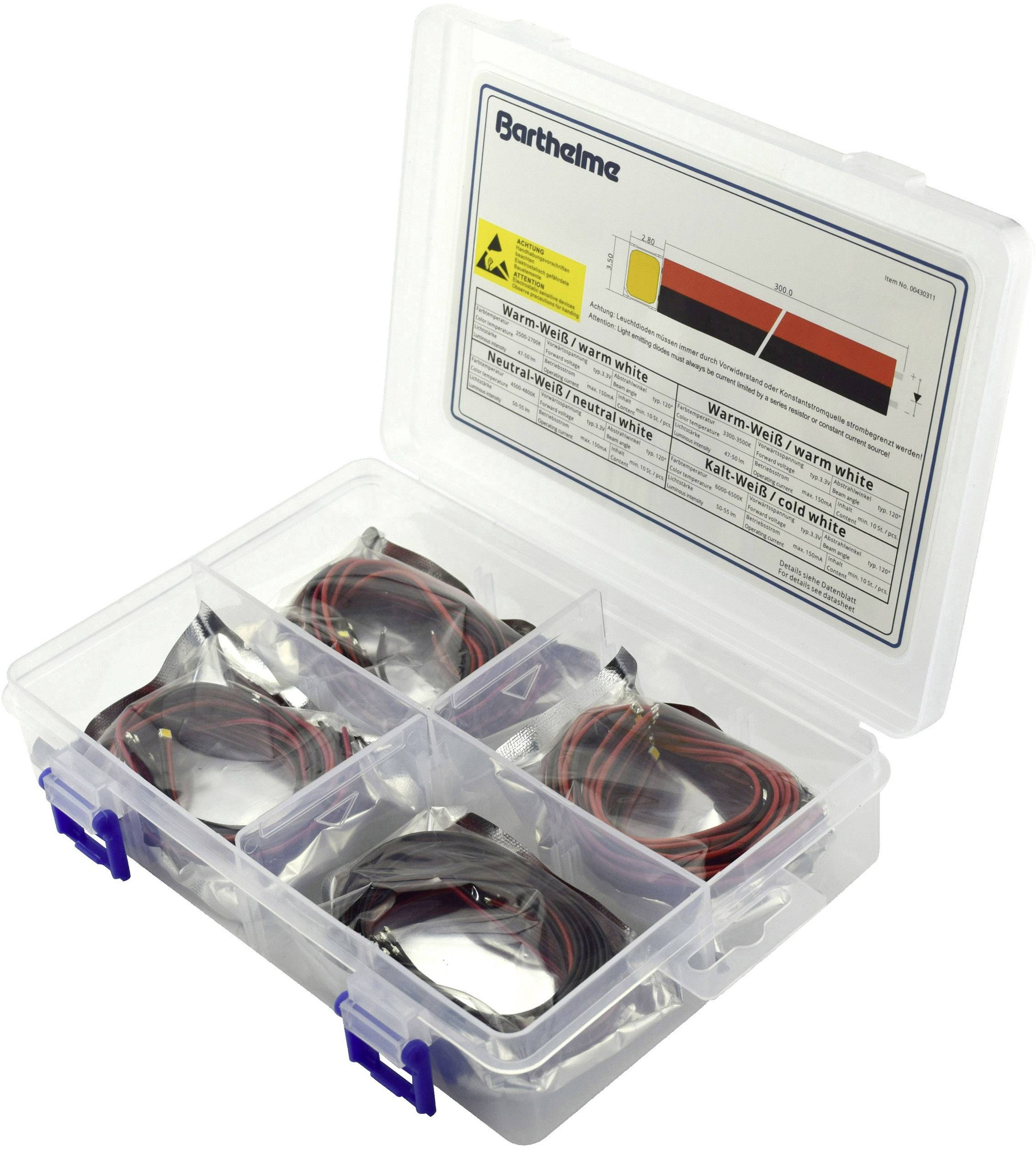 Аксесуари для світлодіодів Barthelme білий, білий, теплий білий, теплий білий 120° 150 мА 3,3 В