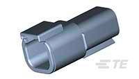 Корпус штекерного роз'єму TE Connectivity для кабелю DTMH Кількість контактів 4 DTMH04-4PA 1 шт.