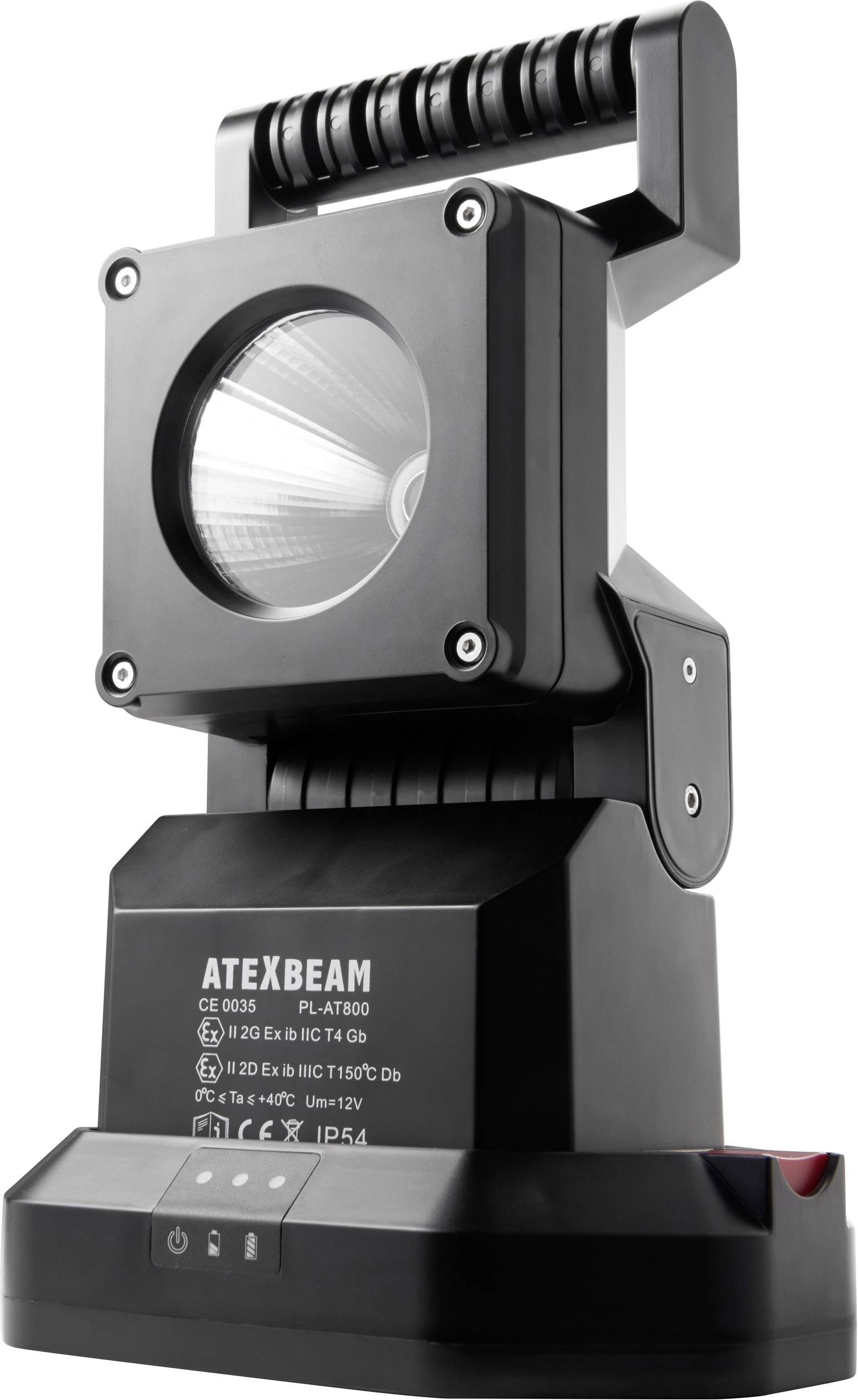 Вибухобезпечний світлодіодний робочий ліхтар ATEX Beam PL-AT800, 3 Вт, літій-іонний акумулятор ATEX BEAM 1668359, що перезаряджаєт