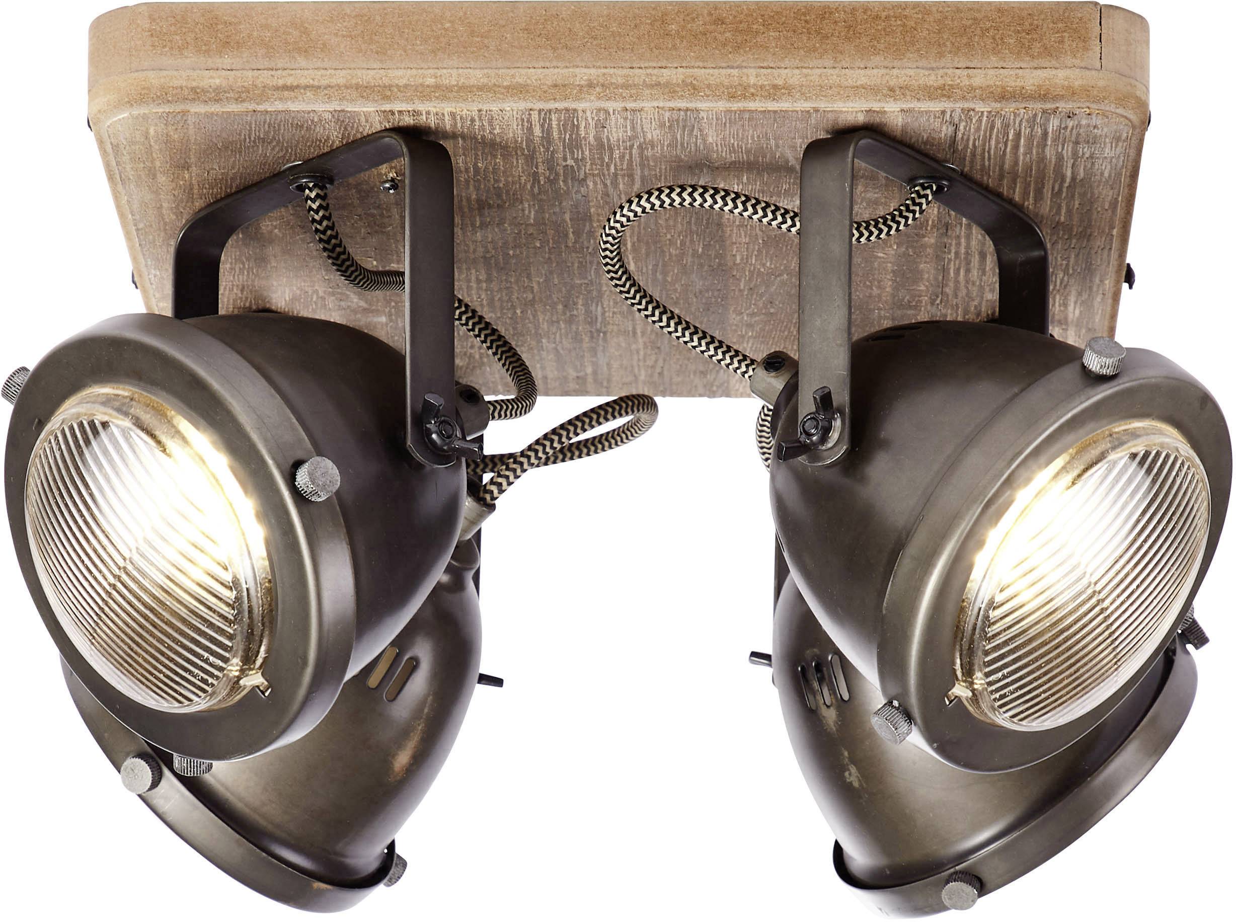 Lampa punktowa, sufitowa Brilliant Carmen Wood 72035/84 230 V 100 W GU10