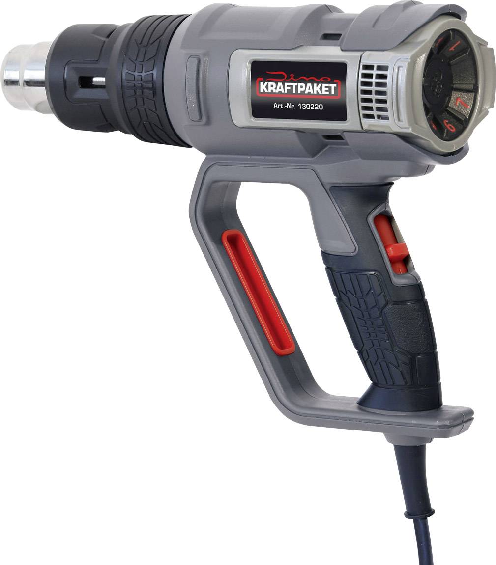 Теплова пістолет Dino KRAFTPAKET KRAFTPAKET DIY 2000W 50-600°C 130220 2000 W 50 - 630°C