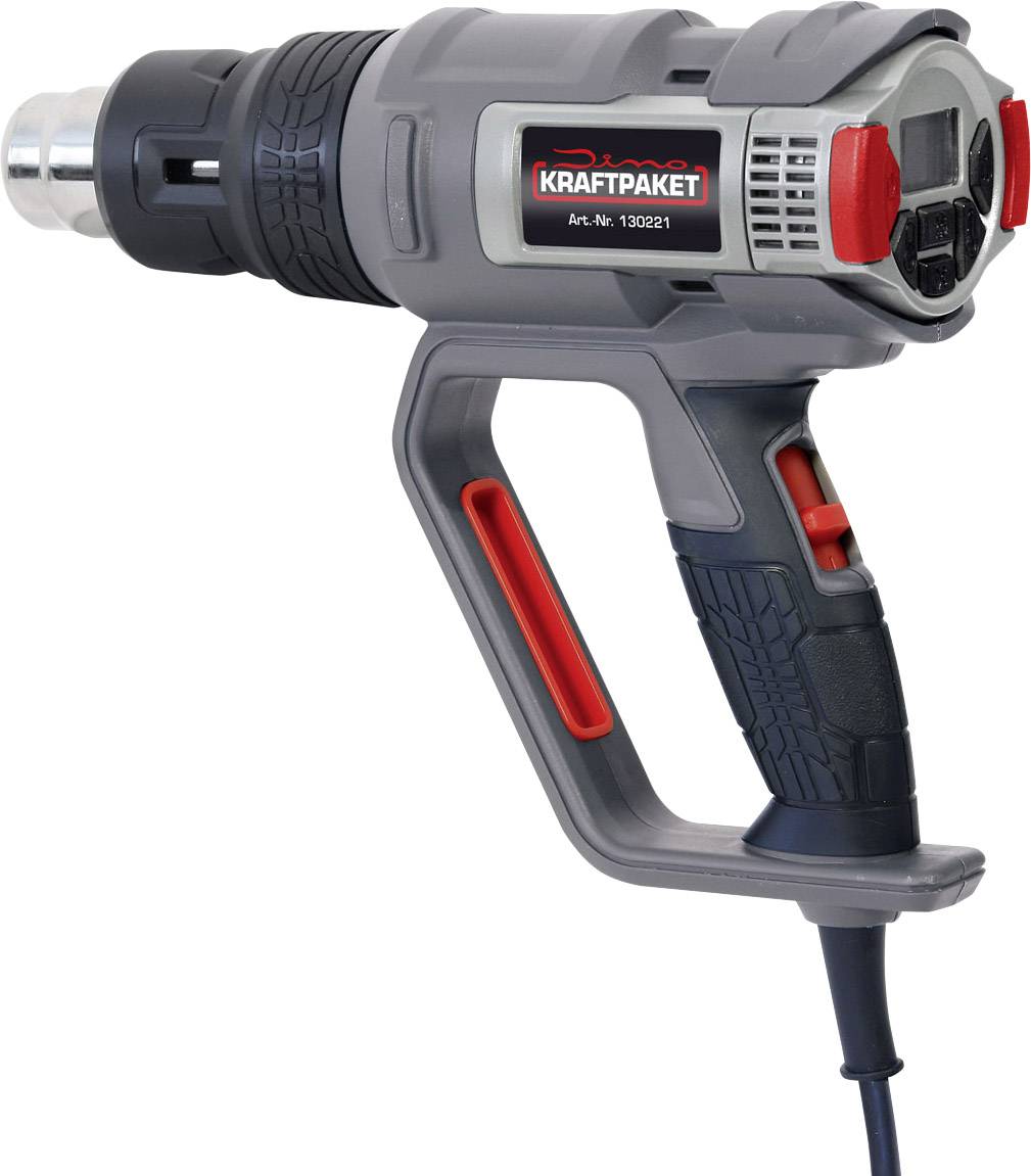 Теплова пістолет Dino KRAFTPAKET KRAFTPAKET PROFI 2000W 50-650°C 130221 2000 W 50 - 650°C