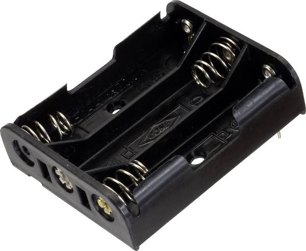 Komora baterii TRU COMPONENTS BH-331P 3 x AA, pin stykowy