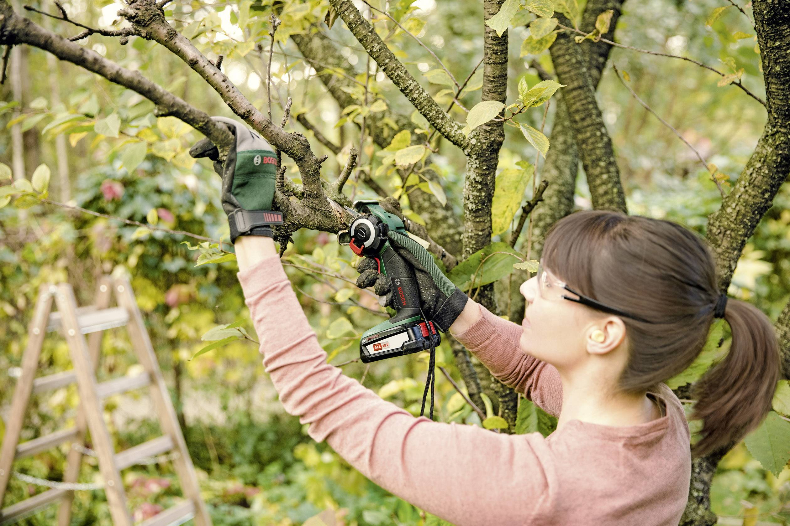 Акумуляторна багатофункціональна пилка Bosch Home and Garden AdvancedCut 18 06033D5101 з акумулятором, з кейсом 18 В 2,5 Аг