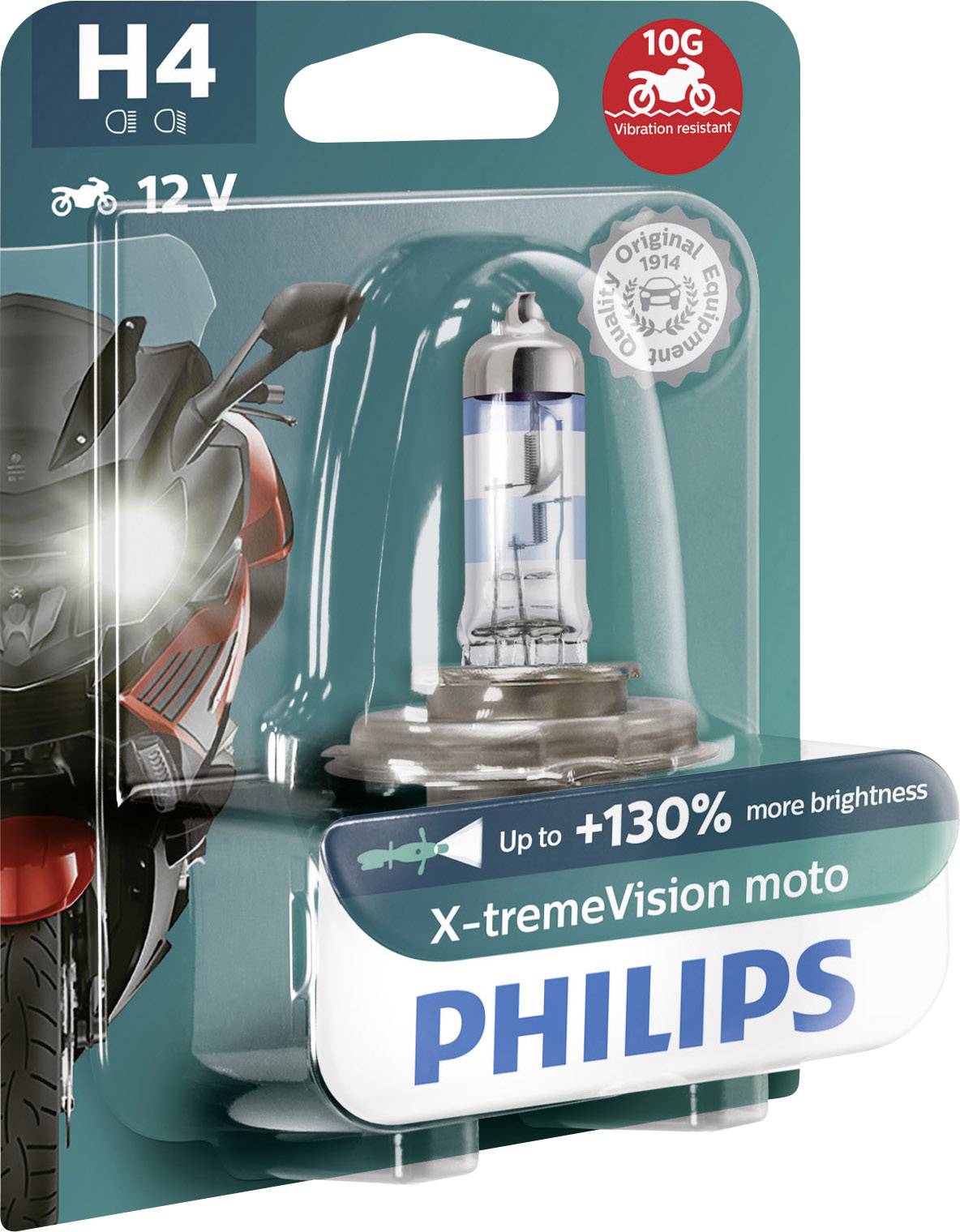 Галогенні лампи Philips Automotive 12342XV+BW X-Tremevision Moto H4 60/55 Вт 12 В