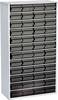 ESD raaco 1248-01 Magazyn ze stali (D x S x W) 306 x 150 x 552 mm Ilość przegród: 48 z przewodem uziemiającym Opis 1 szt.