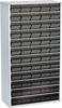ESD raaco 1260-00 Magazyn ze stali (D x S x W) 306 x 150 x 552 mm Ilość przegród: 60 z przewodem uziemiającym Opis 1 szt.