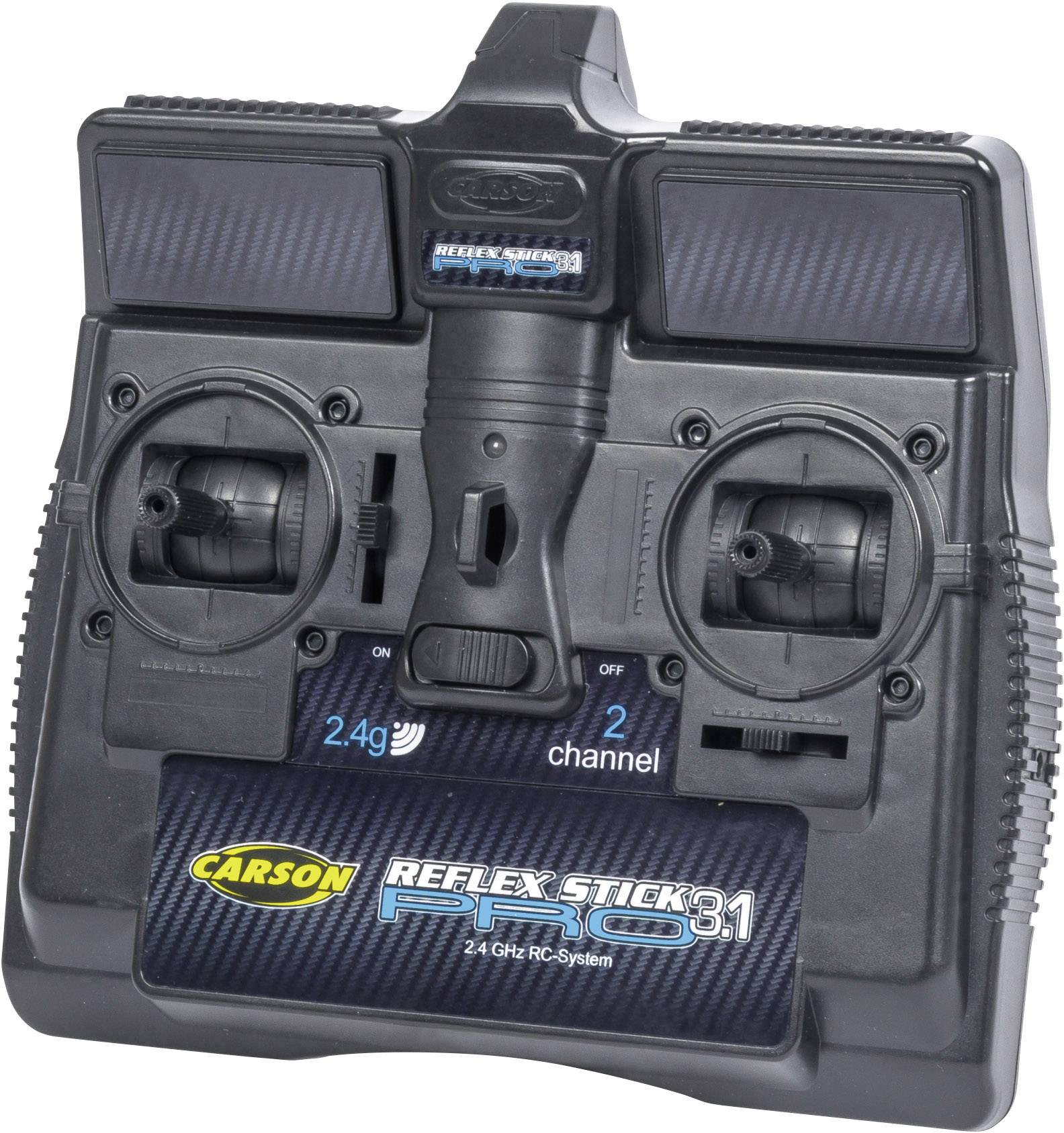 Carson Modellsport Reflex Stick Pro 3.1 Kontroler do zdalnego sterowania 2,4 GHz Ilość kanałów: 2 zawiera odbiornik