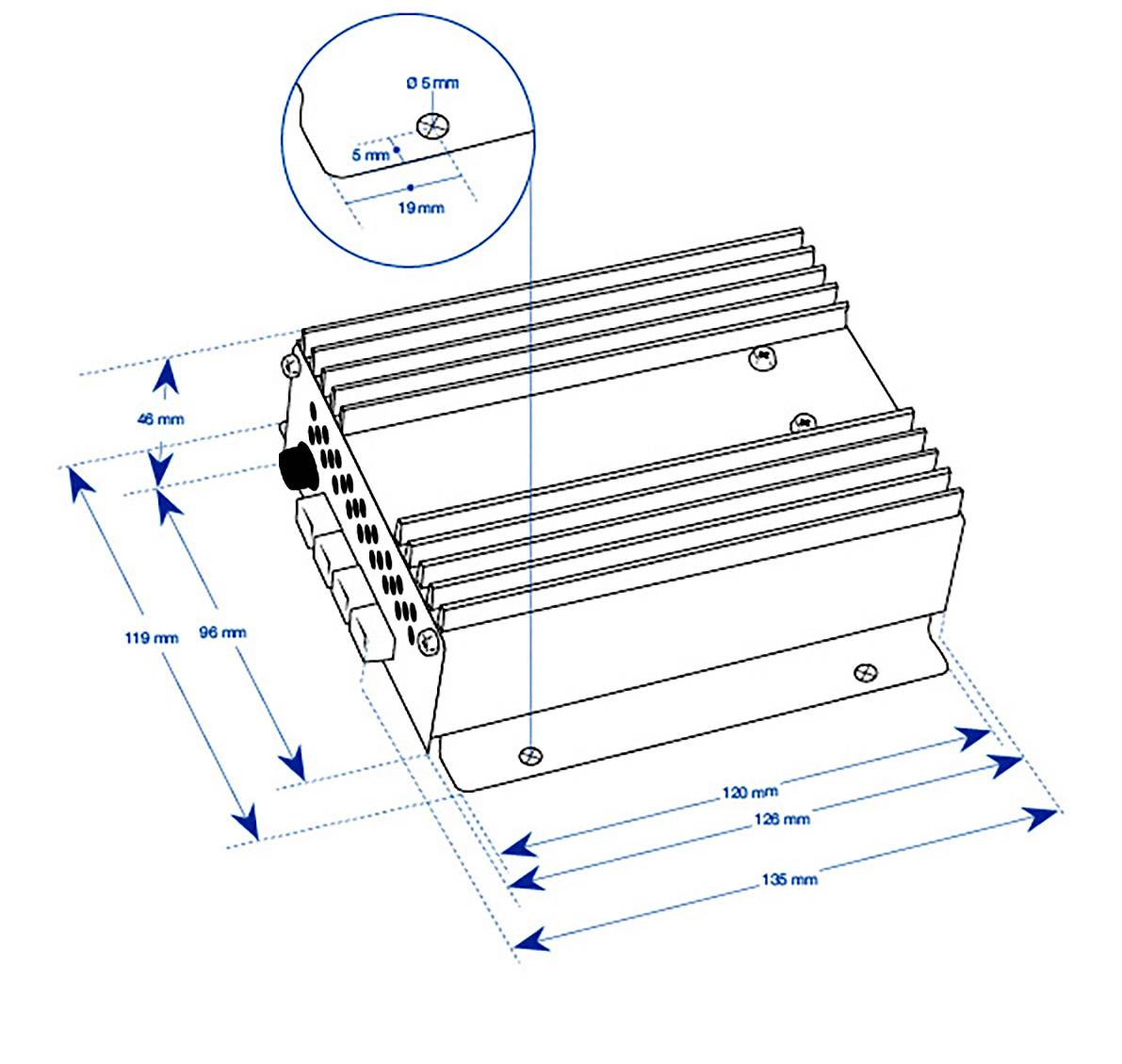 Перетворювач постійного струму Mascot Battery 9262 з 80 В постійного струму на 12 В постійного струму/6 A, 81 Вт