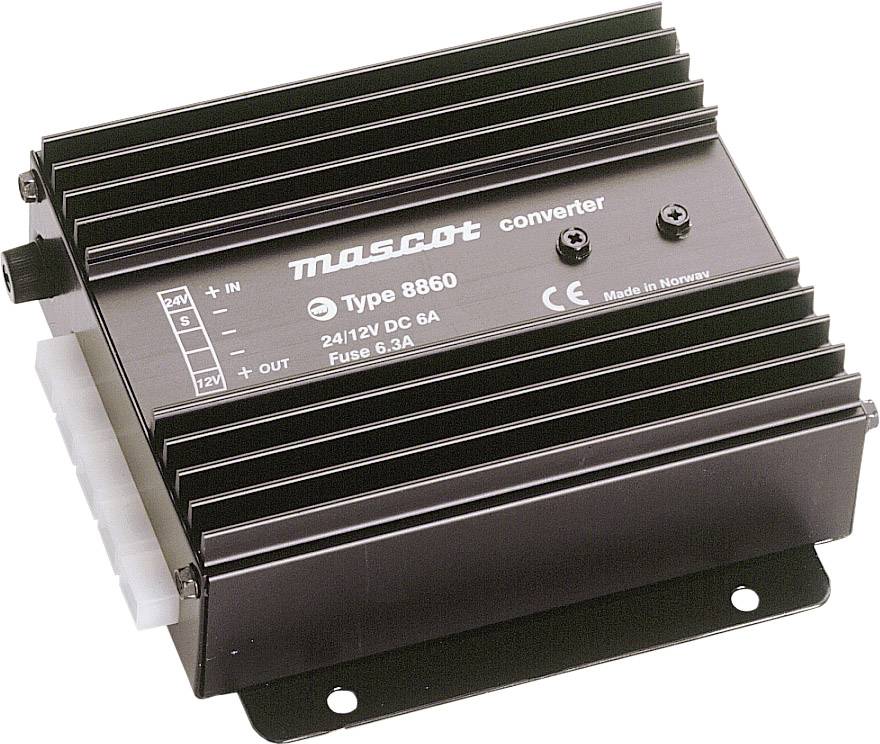 Перетворювач постійного струму Mascot Battery 8860 з 24 В постійного струму на 12 В постійного струму/6 A 75 Вт