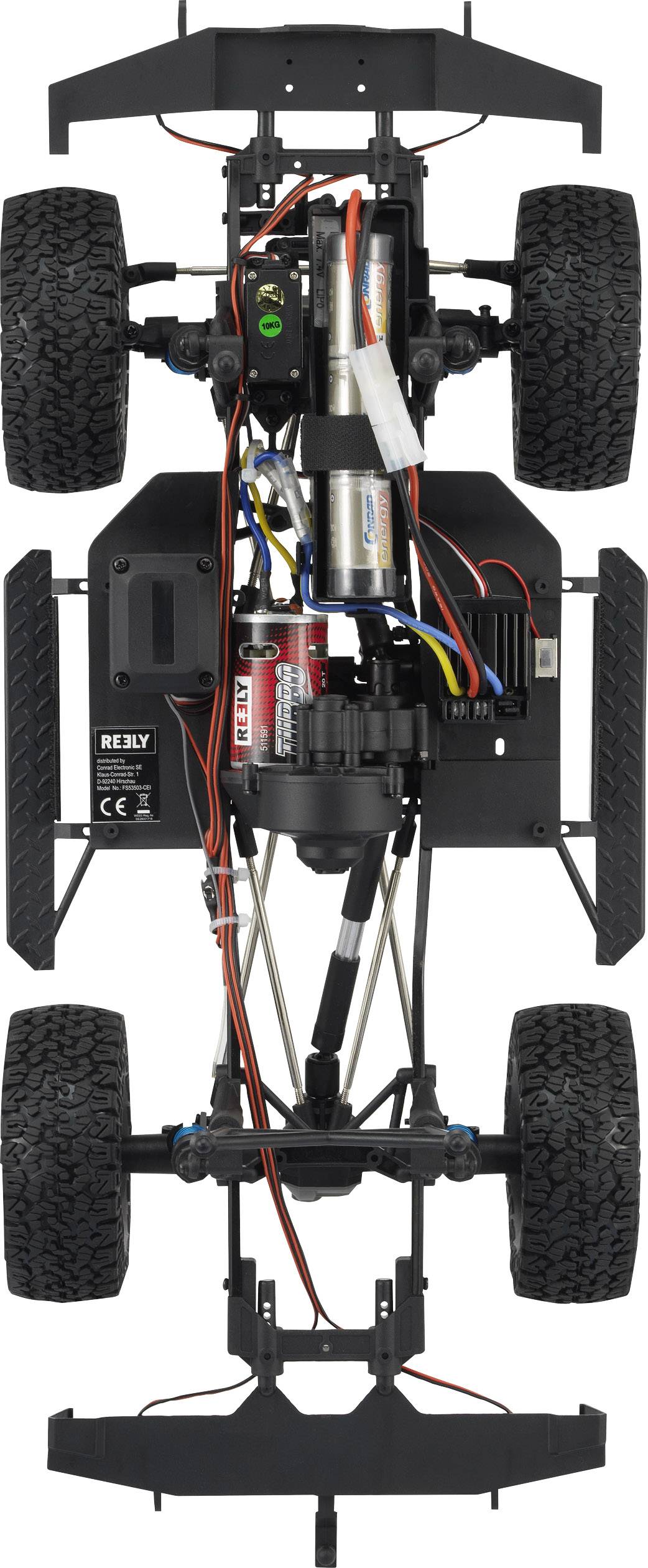 Model samochodu RC Reely Free Men, 562 mm, 2070 g, 100% RtR-20