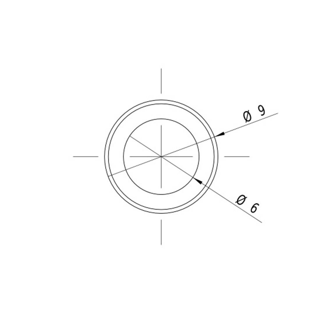 Лазерний модуль Laserfuchs червоного кольору, точковий 1 мВт LFD650-1-12(9x20)