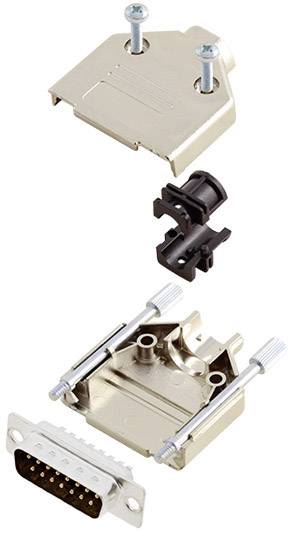 Amphenol L17DTPK-M-37+L717SDC37P Комплект роз'ємів D-Sub чоловічі 180° Кількість контактів: 37 чашка для паяння 1 шт.