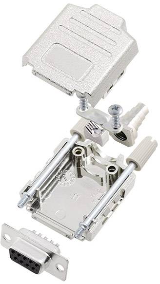 Комплект гнізд Amphenol L17DPPK37-M+L717DE37S D-Sub, ряди: 2, контакти: 37, 180 °, 1 шт.