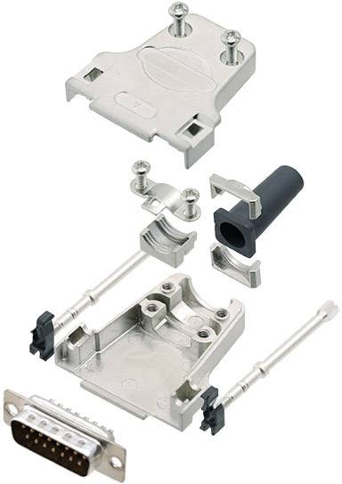 Amphenol L17DTZF25-LJS-RG+L717SDB25P Комплект роз'ємів D-Sub чоловічі 180° Кількість контактів: 25 Підкладка для паяння 1 шт.