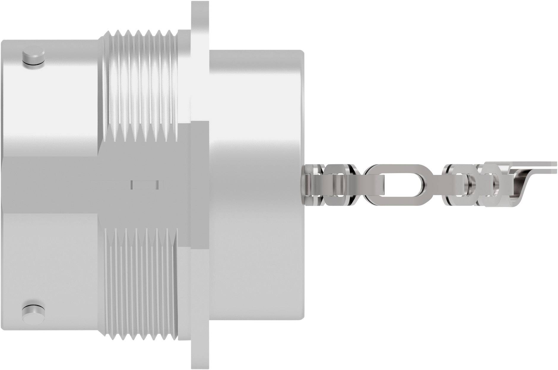 Cylindryczny metalowy złącz z gwintem oraz wystającym, kluczowatym elementem po prawej stronie.