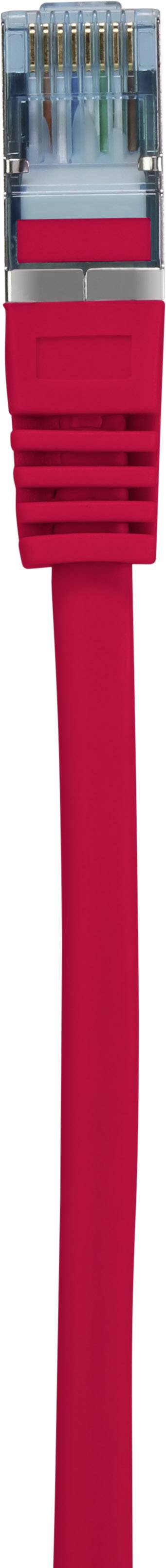 Мережевий кабель Renkforce RF-5043950, 1 шт., RJ45, CAT 6a, S/FTP, 15.00 м, червоний