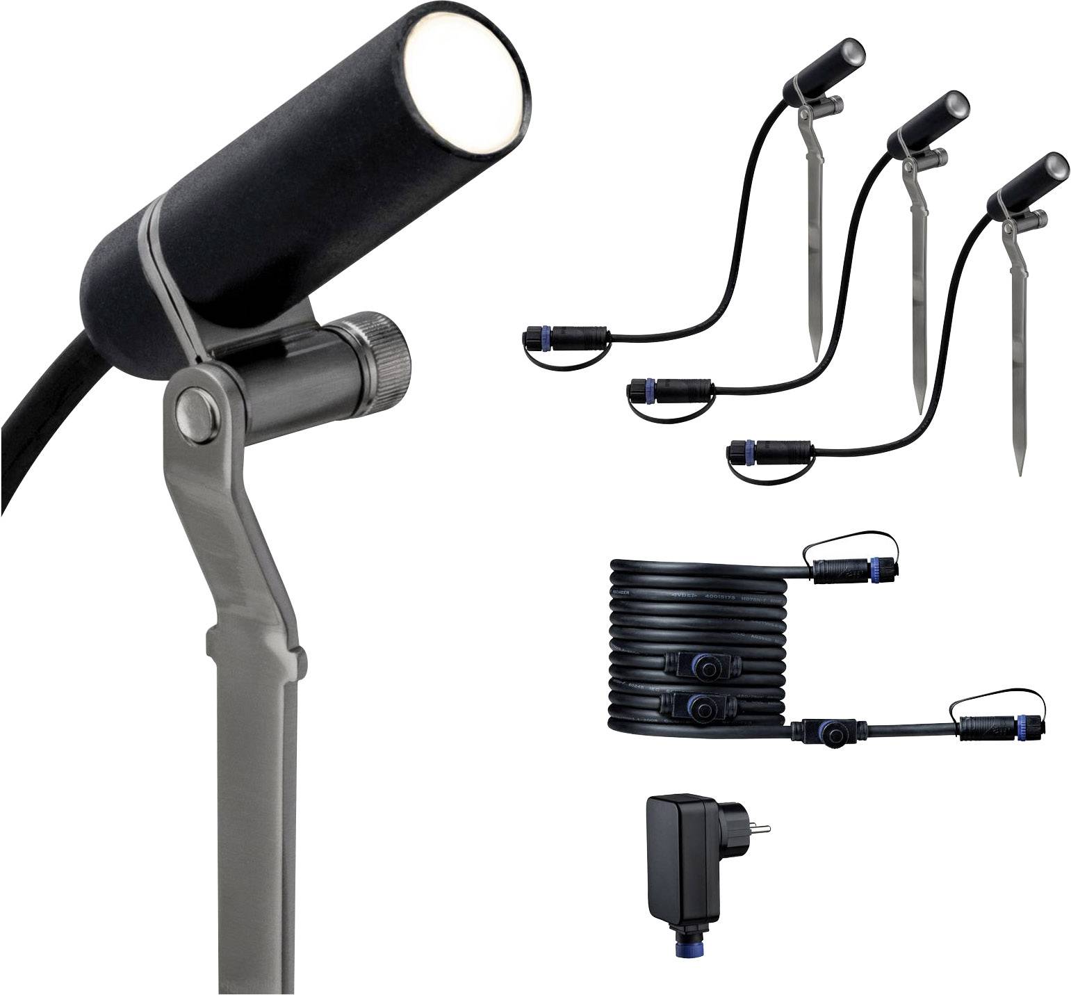 Стартовий комплект світлодіодного садового прожектора Paulmann Plantini 4064161325941 Система освітлення Plug&Shine 10 Вт 90 лм