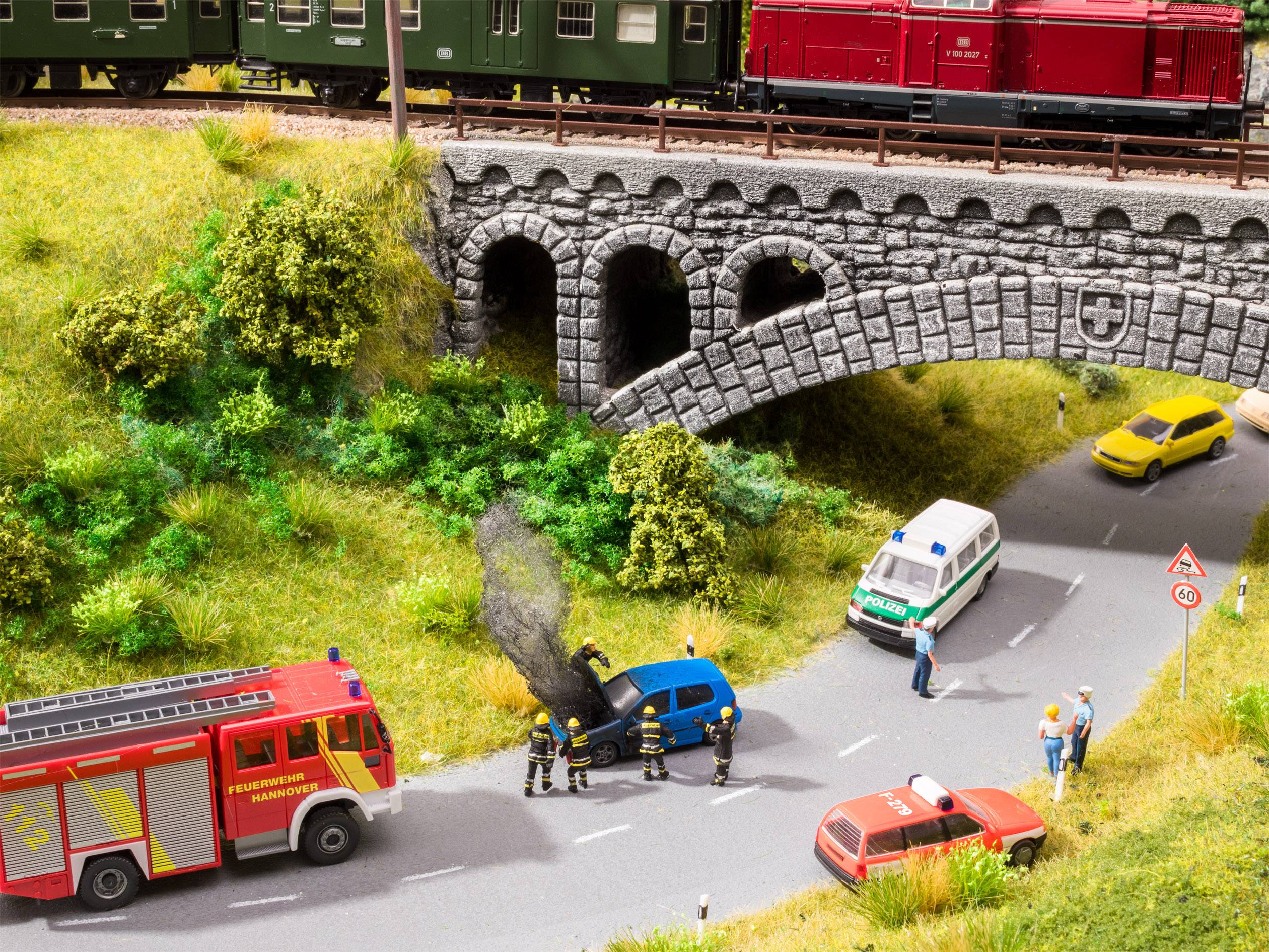 NOCH H0 Збірний модуль пожежної бригади, звукова сцена