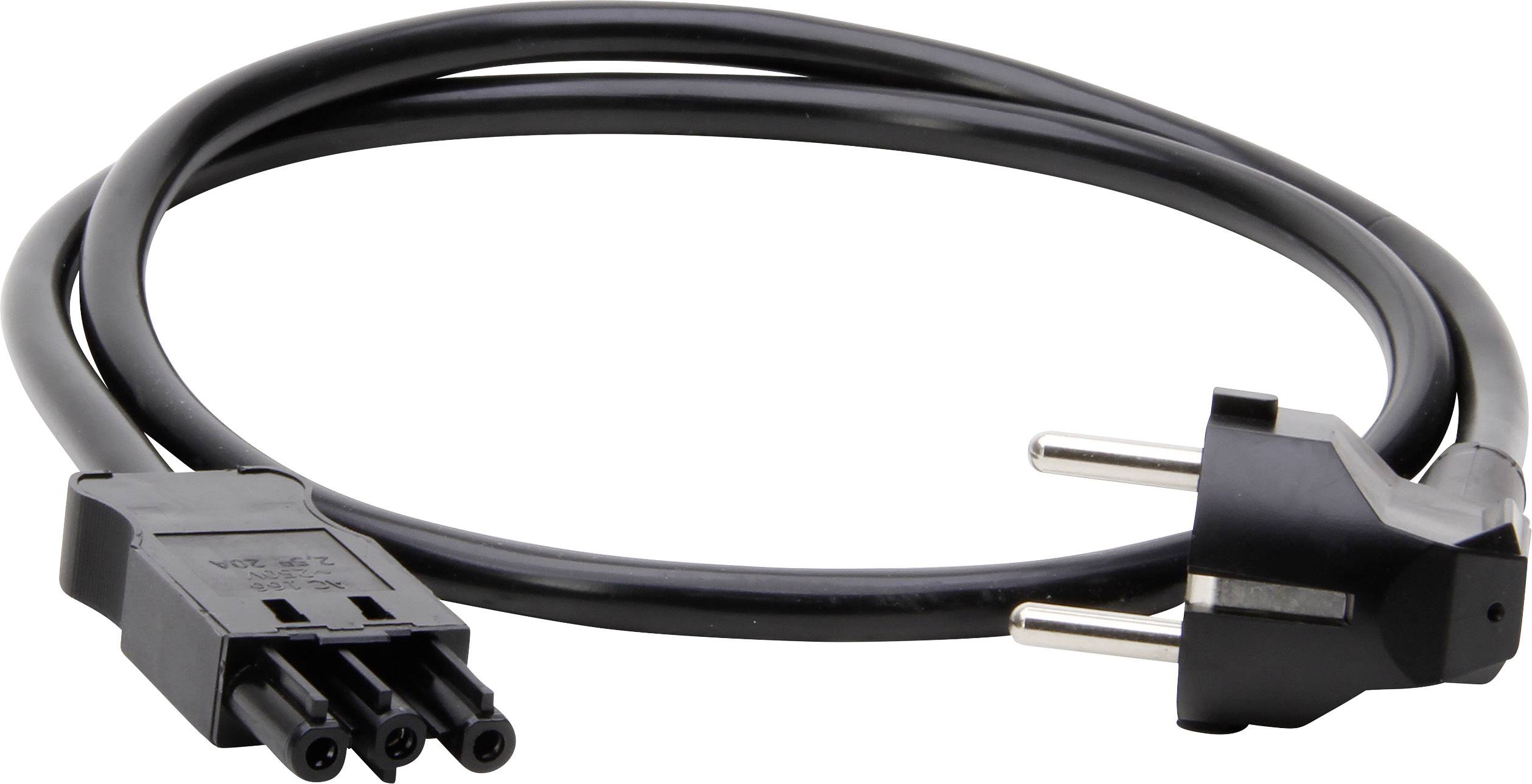 Kabel sieciowy Kopp 226401047 1 szt. czarny 1.00 m