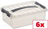 Pojemnik do przechowywania Helit Sunware Q-line, (S x W x G) 20 x 10 x 30 cm, 4 l, przeźroczysty