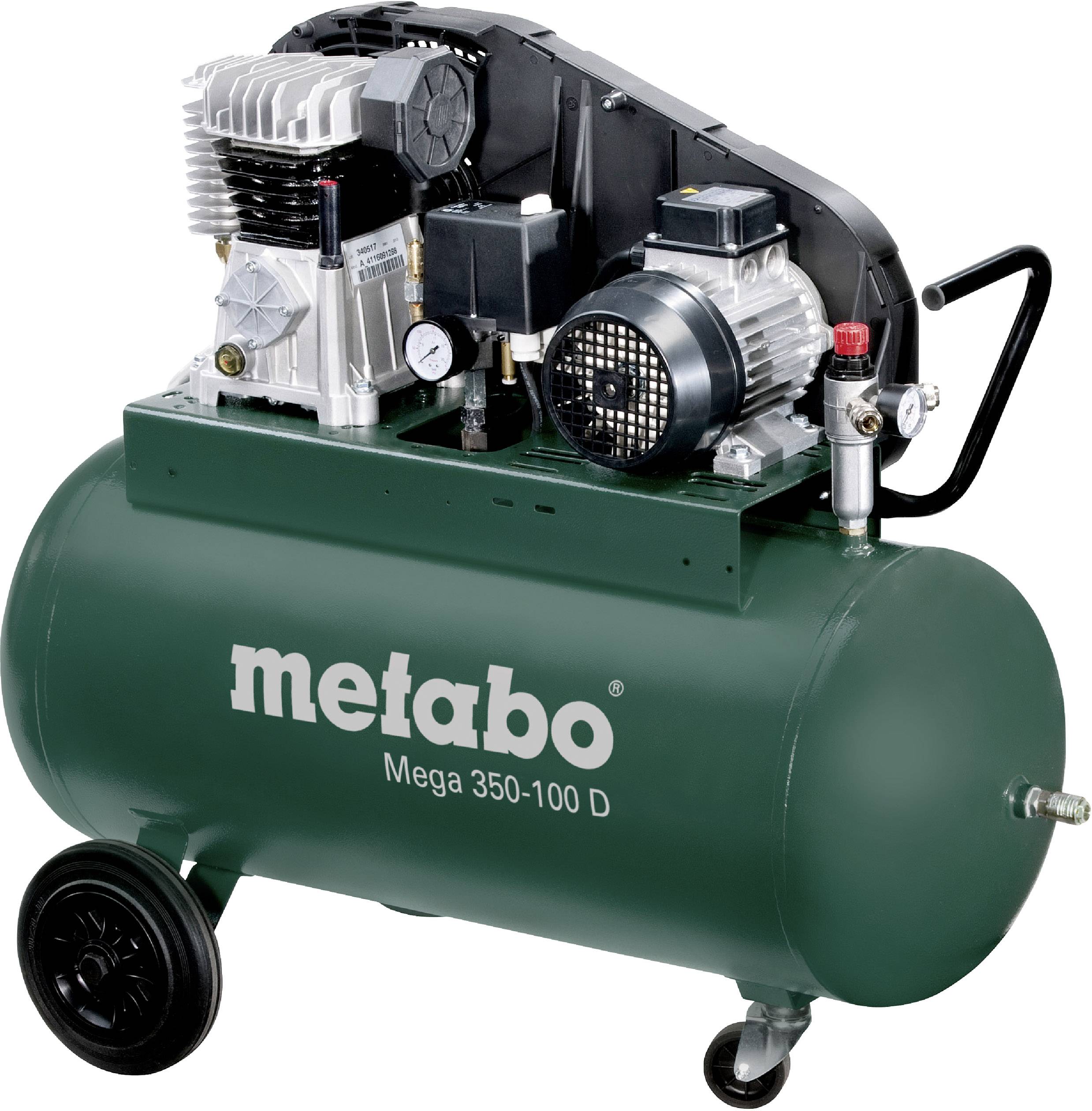 Sprężarka powietrza Metabo Mega 350-100 D 10 bar