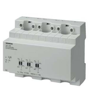 Siemens 7KT1201 7KT1201 Transformator 3-fazowy Prąd pierwotny 100 A Prąd wtórny 5 A  Średnica otworu:13 mm Montaż śrubowy 1 szt.