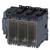 Kompaktowy, modułowy wyłącznik mocy w szarym obudowie z wieloma przezroczystymi osłonami ochronnymi i możliwościami podłączenia.
