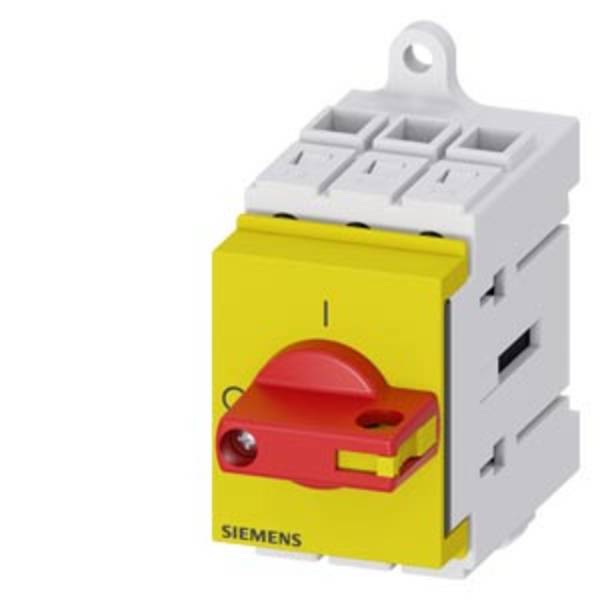 rozłącznik izolacyjny czerwony, żółty 3 styki 16 mm² 16 A 690 V/AC Siemens 3LD30300TK13