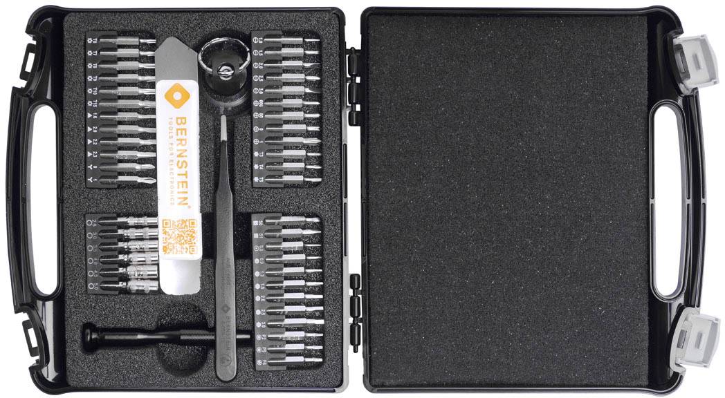 Інструменти Bernstein для електроніки Bernstein Werkzeugfabrik 4-910 Ремкомплект 47 предметів.