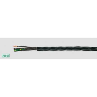 Kabel elektryczne z wieloma przewodami, pokryte czarnym materiałem ochronnym. W lewym dolnym rogu zielone logo 'RoHS' oznaczające przyjazność środowisku.