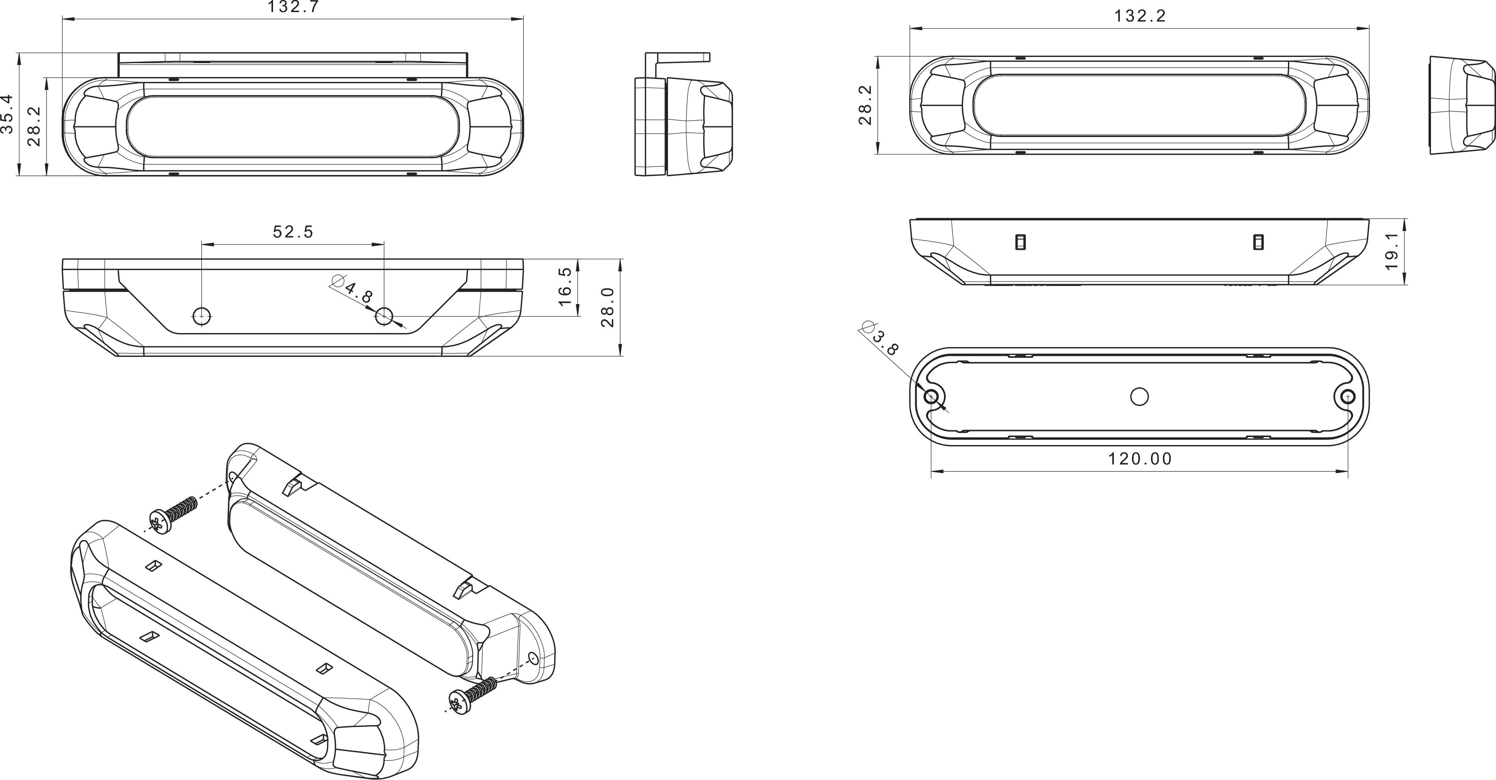 Світлодіодна сигнальна лампа Fristom FT-200 95200 1 шт.