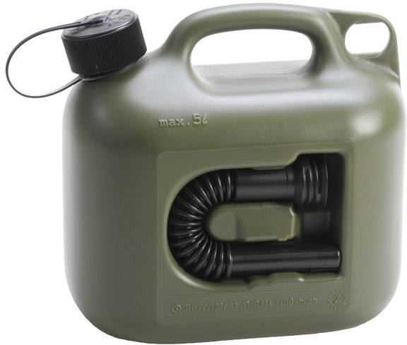 Hünersdorff 800200 hünersdorff 800200, 5 l, Kunststoff, Schwarz, Olive, 265 mm, 147 mm, 247 mm Kanister na paliwo 5 l tw