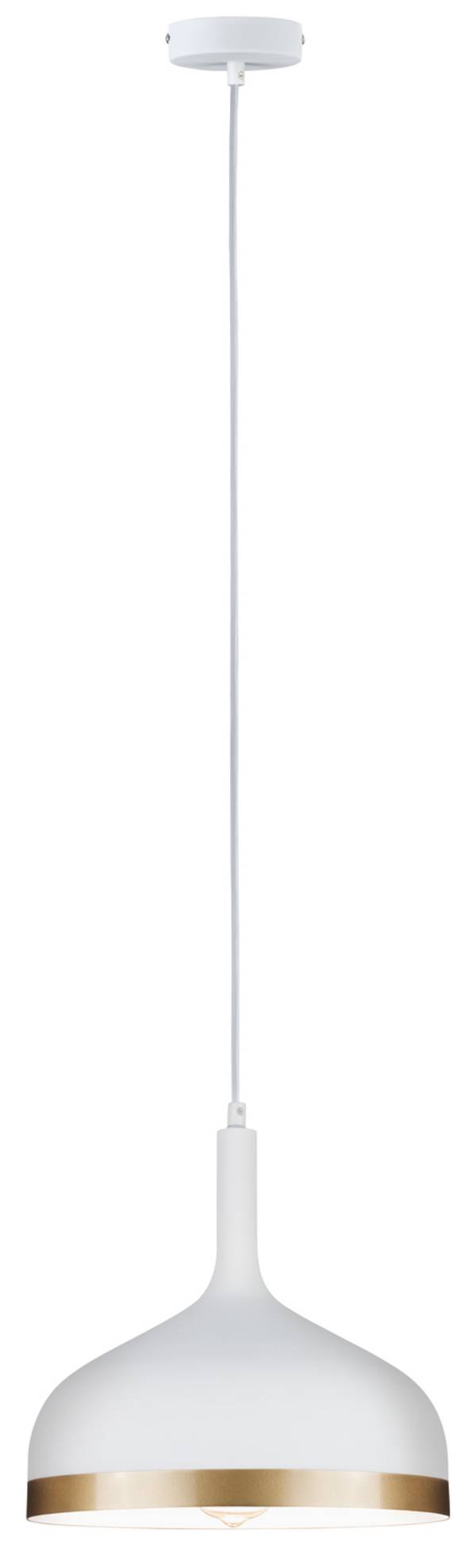 Lampa sufitowa, podwieszana Paulmann Neordic Embla 79628 E-27 20 W biały (matowy), złoty