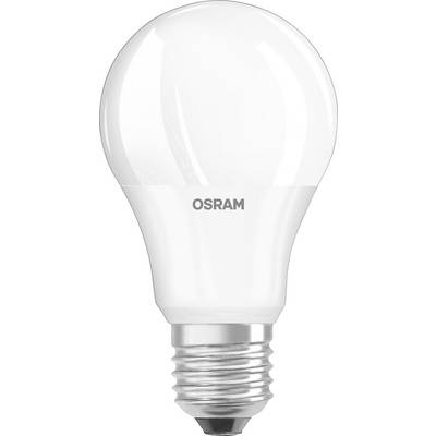 Biała żarówka LED marki OSRAM z oprawką E27.