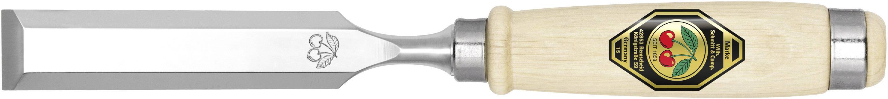 Долото Wilh. Schmitt & Comp. Stechbeitel 16mm Kirschen abgeflachtes Weissbuchenheft 1001016, 1 шт.
