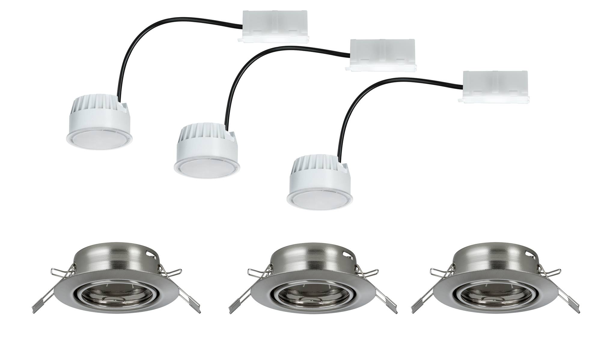Lampa do zabudowy Paulmann 3969 Coin Żarówka LED LED 14.7 W stali