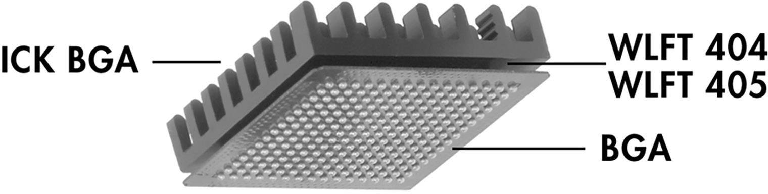 Fischer Elektronik 10037032 Радіатор ICK BGA 27 x 27 x 22 13.5 K/Вт (Д x Ш x В) 27 x 27 x 22 мм