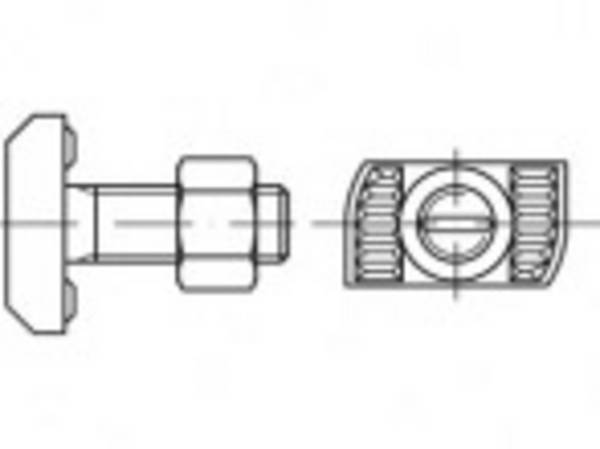 Śruba z łbem młoteczkowym Alstertaler Schrauben & Präzisionsteile 889448100160100 M16 100 mm  25 szt.