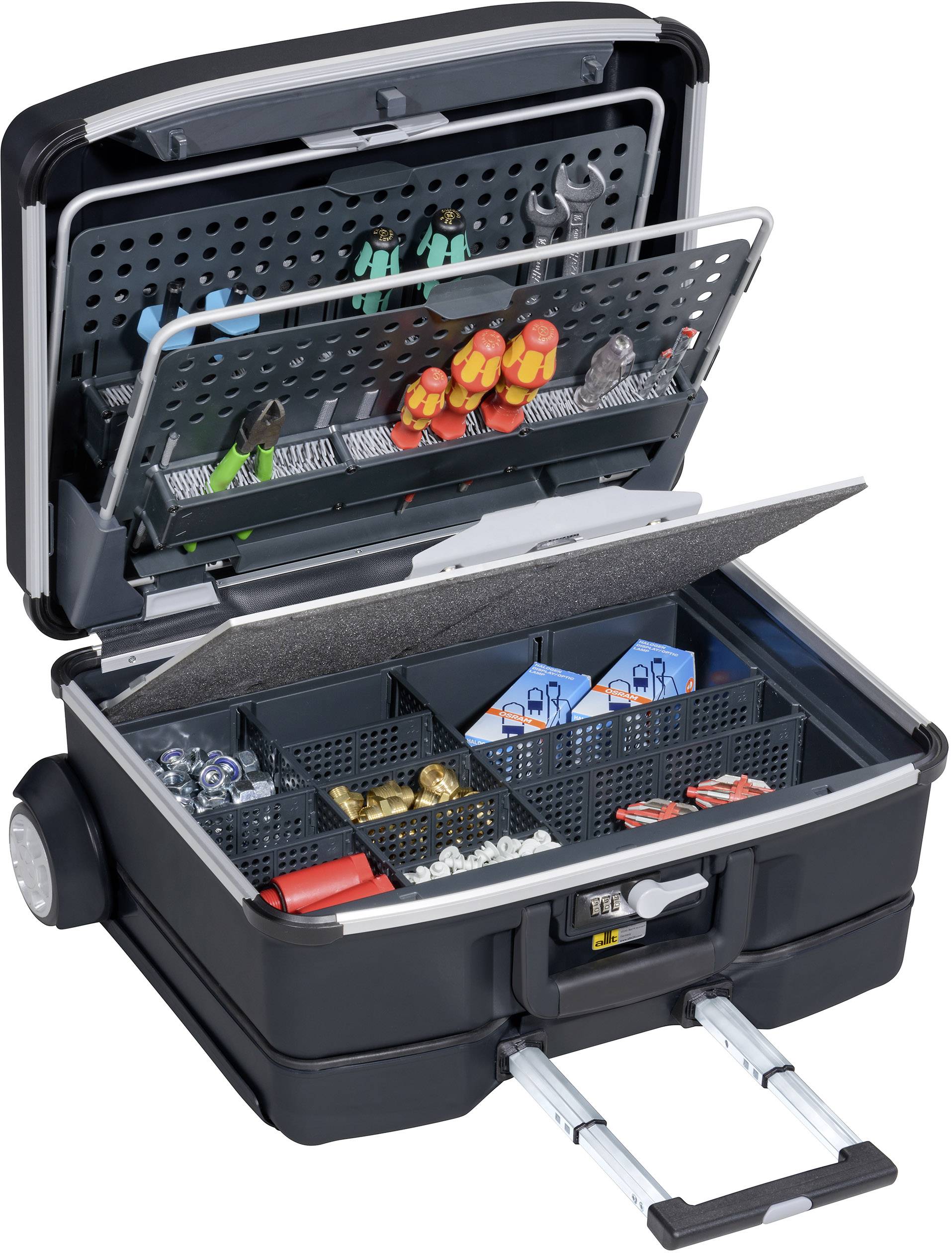 Walizka narzędziowa na kółkach bez wyposażenia Allit ProServe R270-200 457810-1
