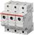 Trójbiegunowy wyłącznik nadprądowy z przełącznikiem kołyskowym, przeznaczony do sieci 400V AC o natężeniu 25A. Stosowany do zabezpieczania obwodów elektrycznych.