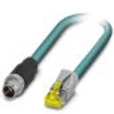 Zielony kabel Ethernet z czarną wtyczką na jednym końcu i przezroczysto-żółtą wtyczką na drugim końcu.