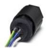 Phoenix Contact 1410394 Złącze okrągłe QPD W 4PE6,0 12-20 M25 0,5 BK, 1 szt.