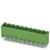Zielony elektroniczny złącze wielostykowe do integracji w urządzeniach i obwodach elektronicznych.