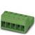 Zielony, prostokątny elektryczny złącz z pięcioma gniazdami, stosowany w urządzeniach elektronicznych.