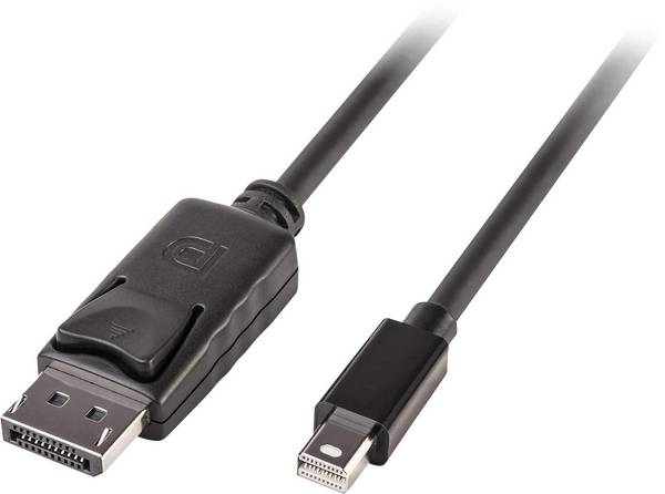 Kabel DisplayPort DisplayPort 1.2 LINDY LINDY Mini DP zu DP Kabel, schwarz 5m 41648, Mini DisplayPort do DisplayPort, 5.00 m