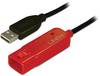 LINDY Kabel USB USB 2.0 Złącze męskie USB-A, Złącze żeńskie USB-A 8.00 m czarny 42780